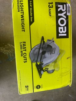 RYOBI corded saw