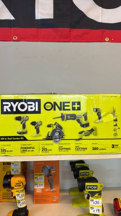 Ryobi 18v 6pc tool kit