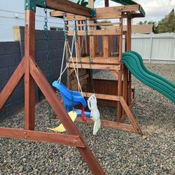 Backyard Playground Swing Set