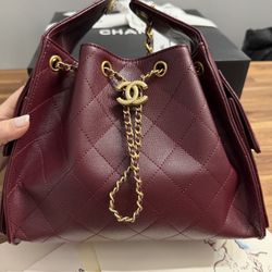 Chanel 25 Burgundy