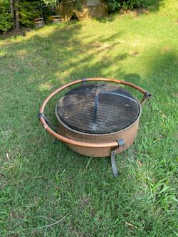 Outdoors 30-Inch Round Copper Fire Pit
