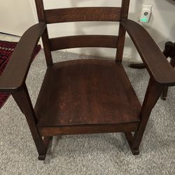 Mission Oak Rocking Chair 