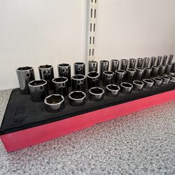Snap On 45 Piece 3/8” Drive Socket Set
