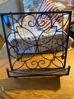 Metal Recipe Book Holder