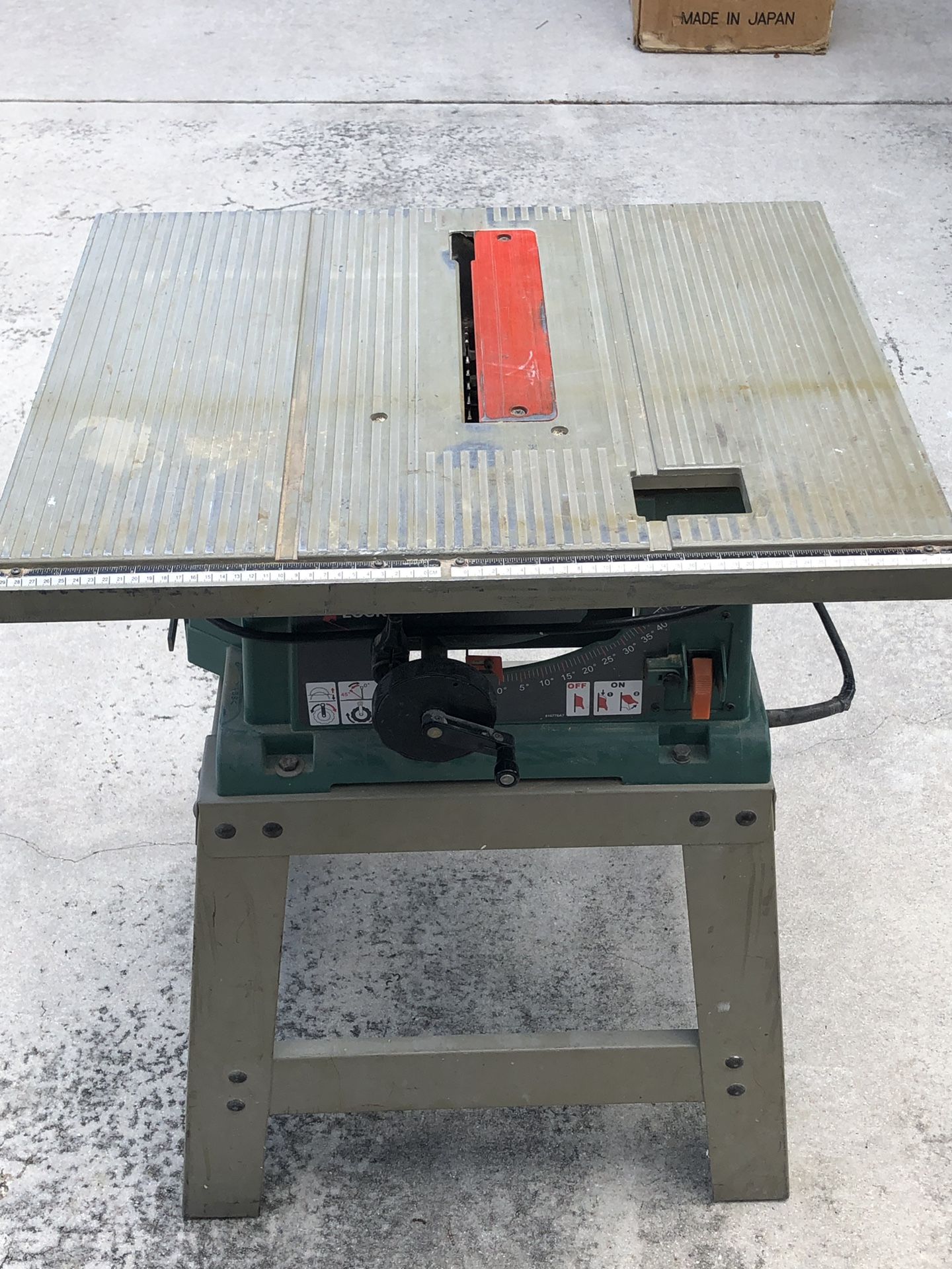 Makita table saw