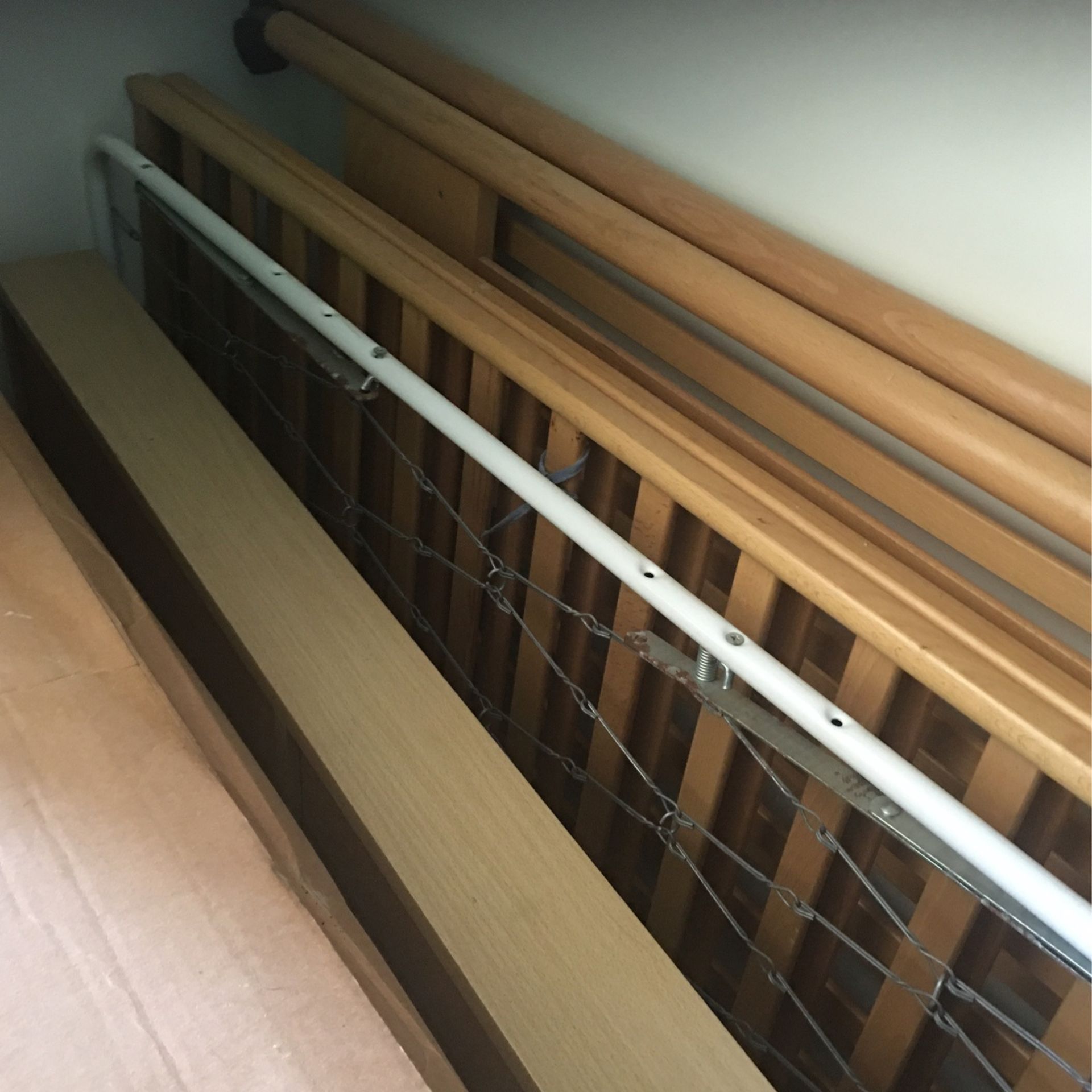 Oak Baby Crib With Mattress