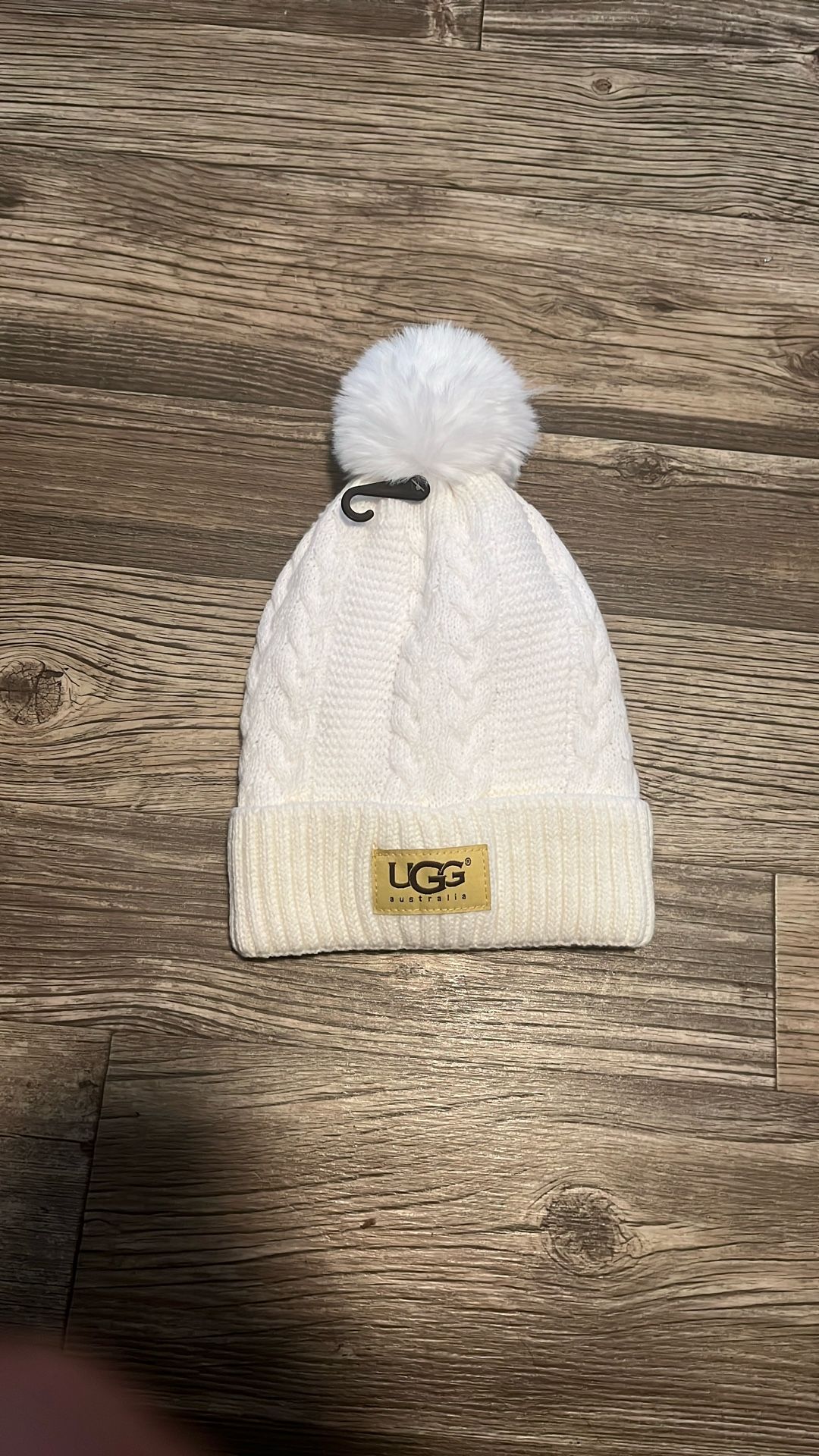 White Ugg Beanie