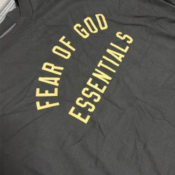 Essentials Fear Of God Jersey Crew Neck Tee