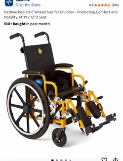 Kids Pediatric Wheelchair 12”