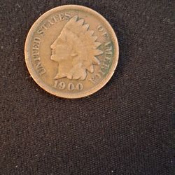 1900 Indian Head Penny With Error