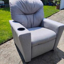 Like New Gray Toddler Size Recliner 