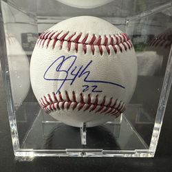 CLAYTON KERSHAW SIGNED LA DODGERS RAWLINGS BASEBALL AUTOGRAPHED W/holo COA - 891