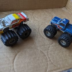 VINTAGE MATCHBOX SUPER CHARGERS HOG AND MONSTER TRUCK 1986