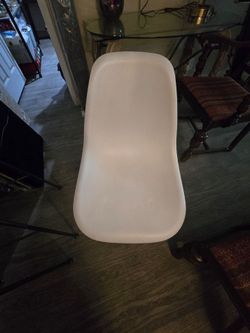 2 white dining or accent chairs