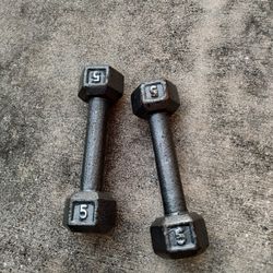 5 lb Cast Iron Weights