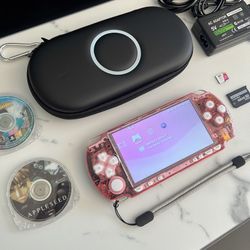 PSP 2000 Crystal Pink 128GB (MOd-d3d) $240 OBO