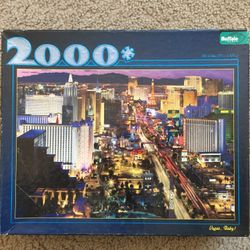 Jigsaw Puzzle VEGAS, BABY Buffalo 2000 Pieces NO MISSING PIECES 