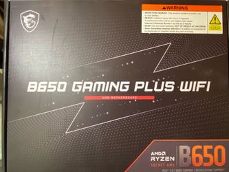 MSI B650 GAMING PLUS WIFI, a full-sized ATX motherboard