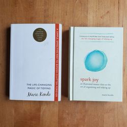 The Life-Changing Magic of Tidying Up & Spark Joy, Marie Kondo, GOOD