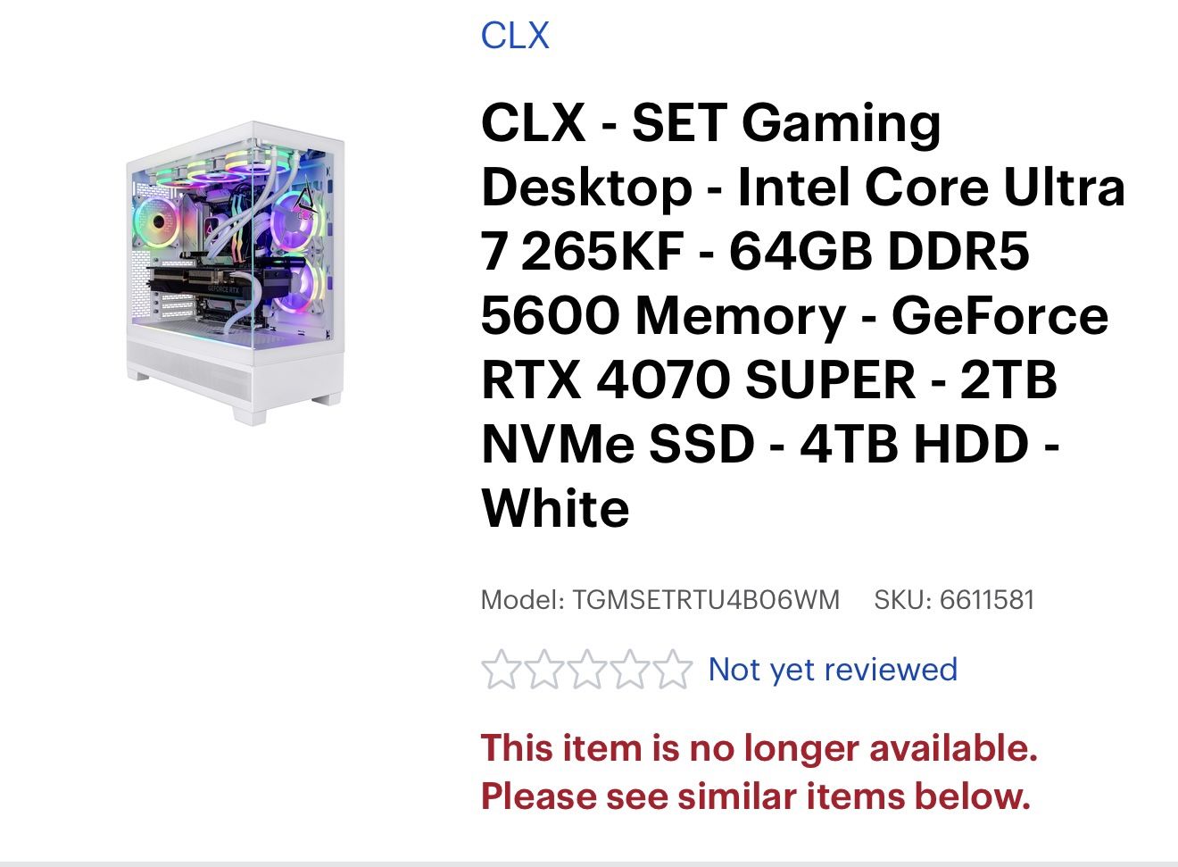 Clx Gaming Pc