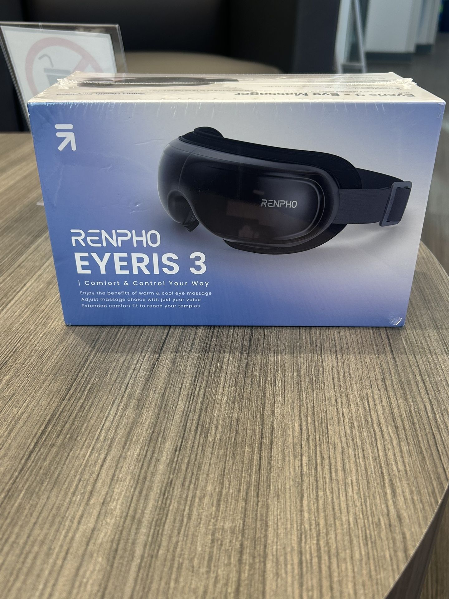 BRAND NEW(BOXED) RENPHO Eyeris 3 Eye Massager - Voice Control - Improve Sleeping Quality -Heated