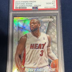 2014 Panini Prizm Dwayne Wade SP - Variations PSA 10