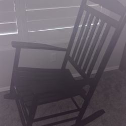 Oversized Wooden Rocking Chair 