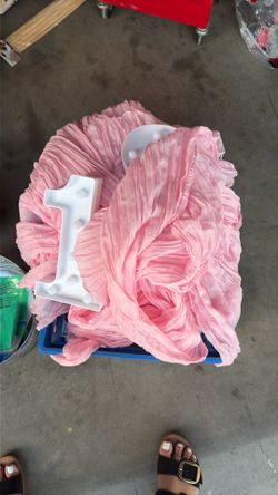 Rugged table cloth PINK