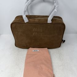 Miu Miu Suede Beau Bag