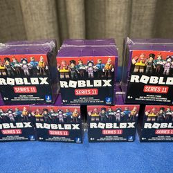 Roblox Series 11 Purple Lot Of 7 Celebrity Blind Box Mystery Cube With Virtual Code Factory Sealed New
