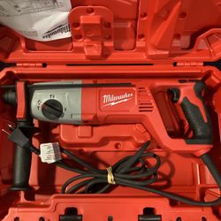 🧰🛠Milwaukee 8 Amp Corded 1” SDS D-Handle Rotary Hammer w/Case-LIGHTLY USED/NEW COND!-$155!🛠🧰