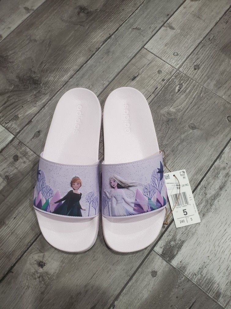 Adidas Slides Disney Frozen Size 5