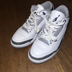 Nike Air Jordan 3 Retro Midnight Navy Size 8.5 Men’s US