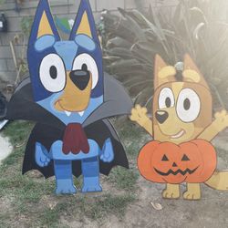 Blue And Bingo Cardboard Cutouts