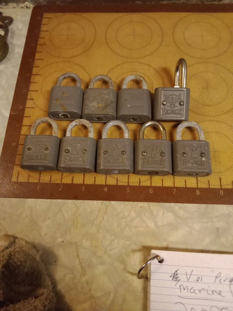 Vintage Eagle Pad Locks