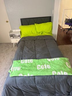 Brand new bed frame and mattress twin