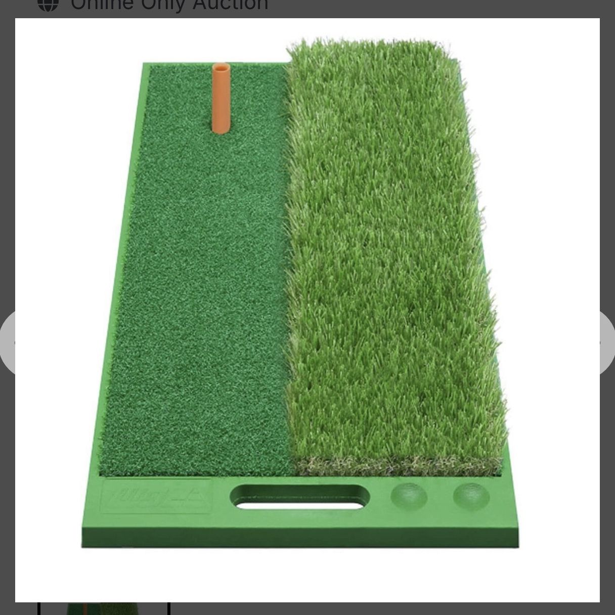 PGM Golf Hitting Mat - 24" x 12" Green Turf Practice Mat with Non-Slip Foam, Upgraded Heavy-Duty Golf Mat for Outdoor & Indoor Hitting and Chipping Tr