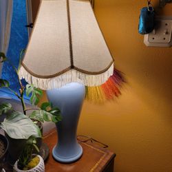 Set Of 2 Beautiful Vintage Lamps Retro Lampshade