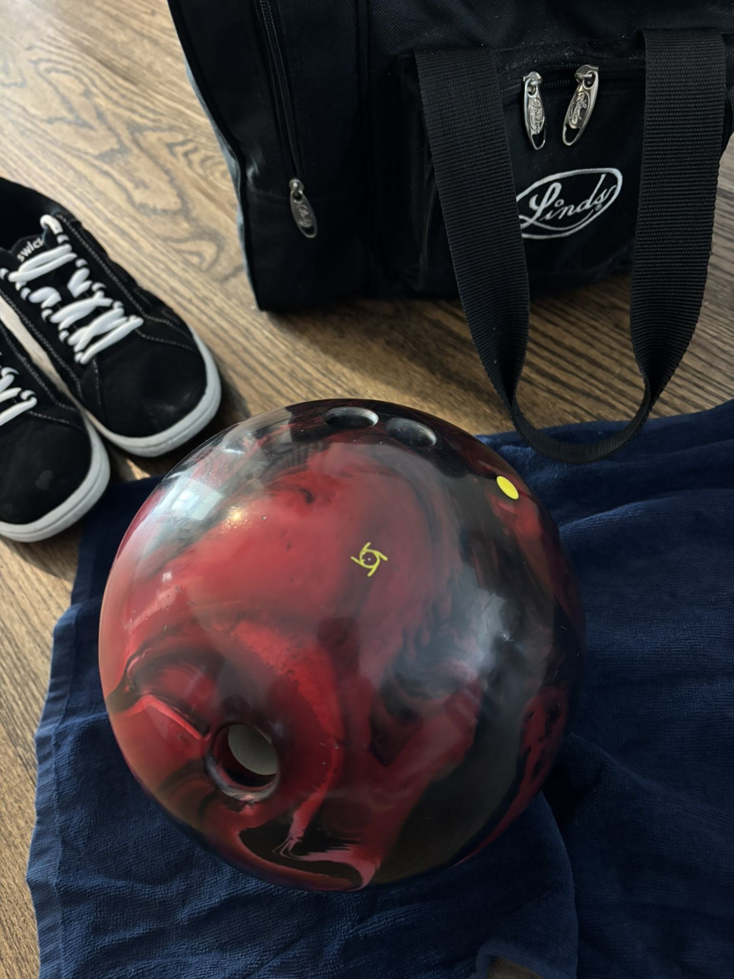 STORM 16lb Bowling Ball, Bag, Size 12 Brunswick Shoes