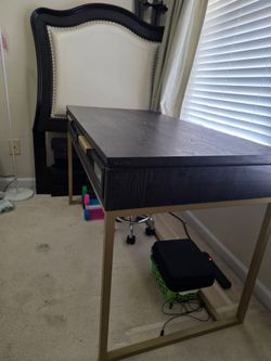 Hardwood desk