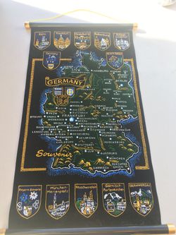 Souvenir Pull Down Map of Germany 🇩🇪