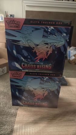 BRAND NEW SEALED CHAOS RISING ETB