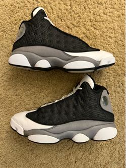 Size 8 (Pre owned, no box) - Air Jordan 13 retro black flint