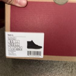 All Black Hi-Top Vans