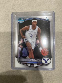 2025 Bowman Chrome #BCP-1 AJ Dybantsa 1st Rookie RC BYU