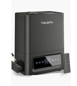 FABULETTA Humidifiers for Bedroom, 6L Cool Mist Humidifiers Top Fill Essential Oil Diffuser, 60H Continuous Use, 3 Adjustable Mist Levels, 360° Nozzle