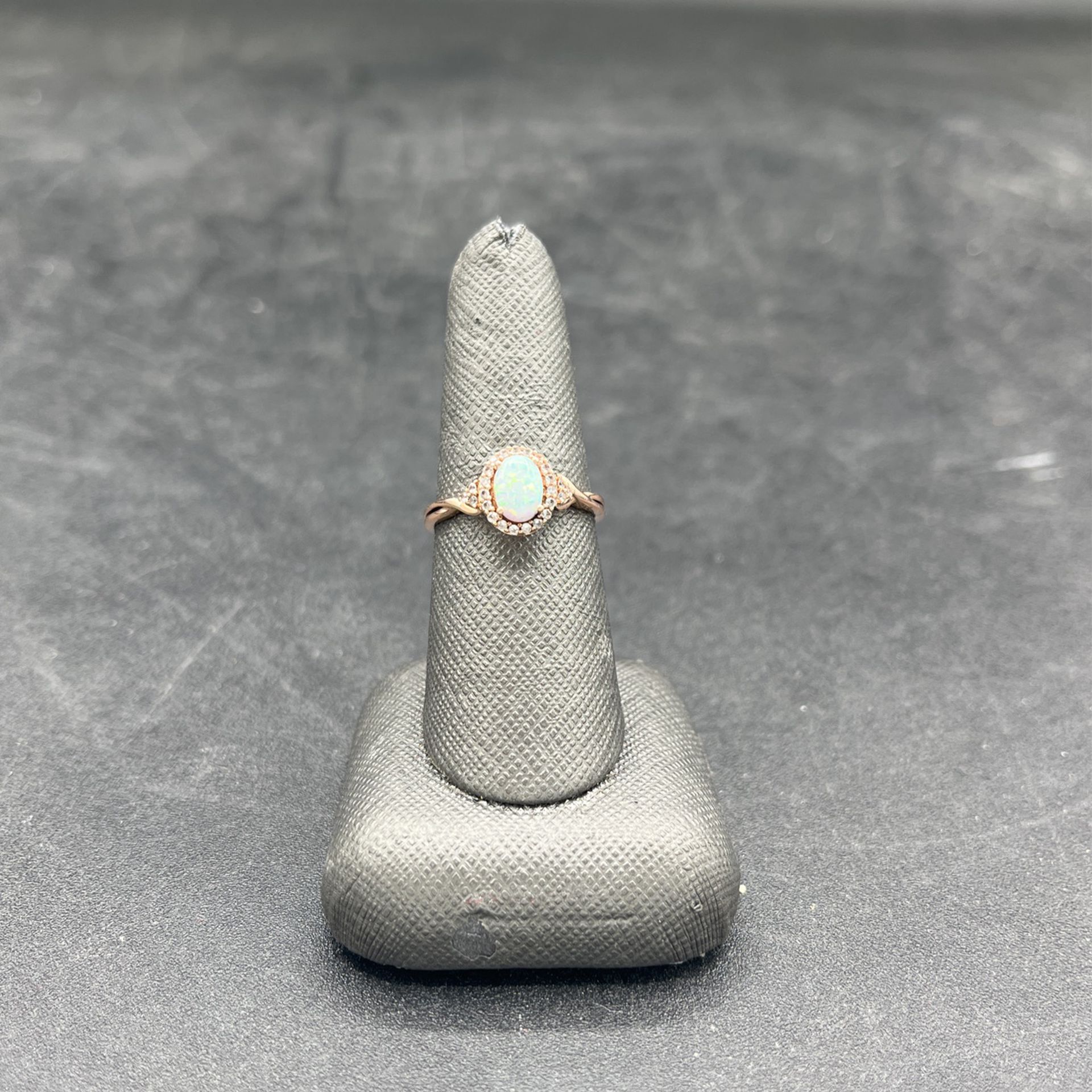 Rose Gold Opal Ring 
