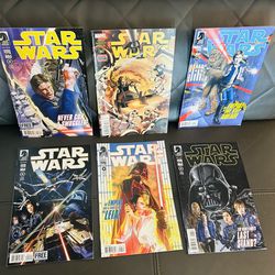 Star Wars Lot Darth Vader 5 Dark Horse and 1 Marvel Comics Graphic Novels
