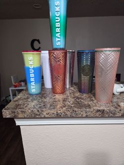 8 Starbucks Cups 35 OBO