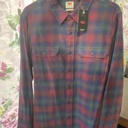 LEVI’S Men’s Relaxed Shirt Size-S 